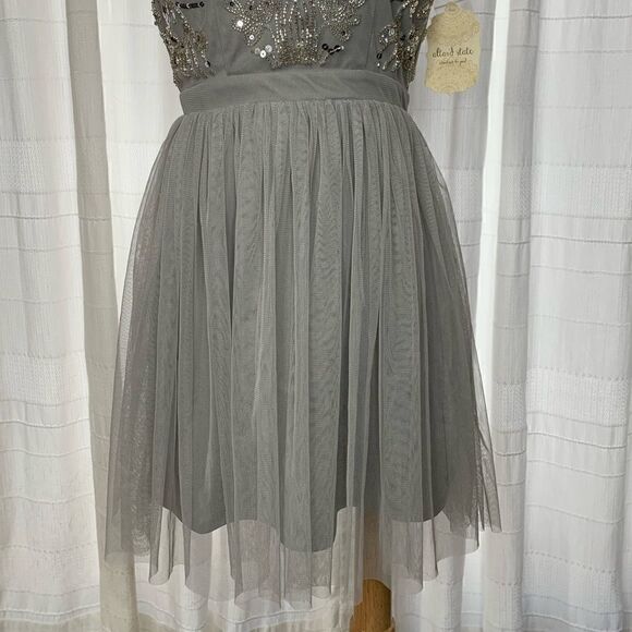 Altar’d State Lola Sequin Tulle Dress Extra Small NWT - Picture 5 of 13